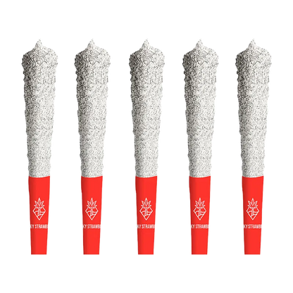 Cabana Cannabis Co. 2.5 g Sticky Strawberry Double Diamond Infused PR 5 x 0.5 g Pre-Rolls