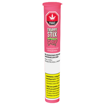 Trippy Sips 1 g Trippy Stix Double Diamond Watermelon Drip Infused PR 1 x 1 g Pre-Rolls