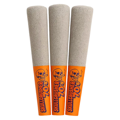 Skullcrusher 70s 1.35 g Iced Orange - Quad Diamond Infused PR 3 x 0.45 g Pre-Rolls