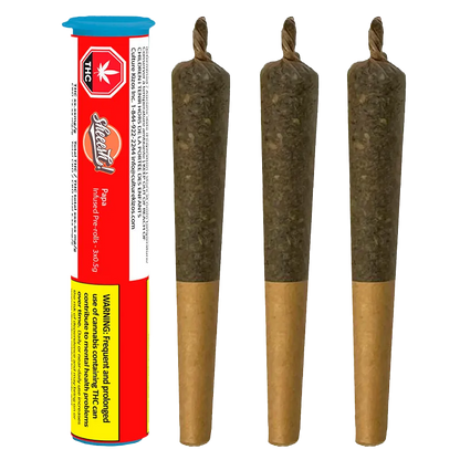Sheeesh! 1.5 g Papa Infused PR 3 x 0.5 g Pre-Rolls