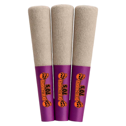 Skullcrusher 70s 1.35 g Grape Quad Diamond Infused PR 3 x 0.45 g Pre-Rolls