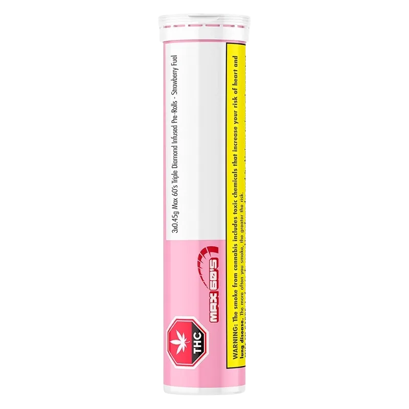 Chillbilly 1.35 g Max 60'S Strawberry Fuel Infused PR 3 x 0.45 g Pre-Rolls