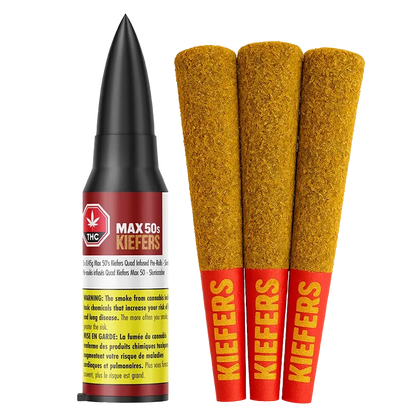 Chillbilly 1.35 g Max 50'S Kiefers Slurricrasher Infused PR 3 x 0.45 g Pre-Rolls