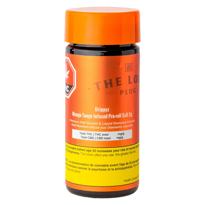 The Loud Plug 2.5 g Drippyz Mango Tango Infused PR 5 x 0.5 g Pre-Rolls