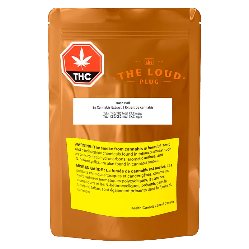 The Loud Plug 2 g Hash Ball Concentrates