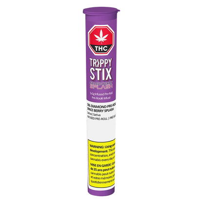 Trippy Sips 1 g Space Berry Splash Diamond Coated Liquid Diamond Infused PR 1 x 1 g Pre-Rolls