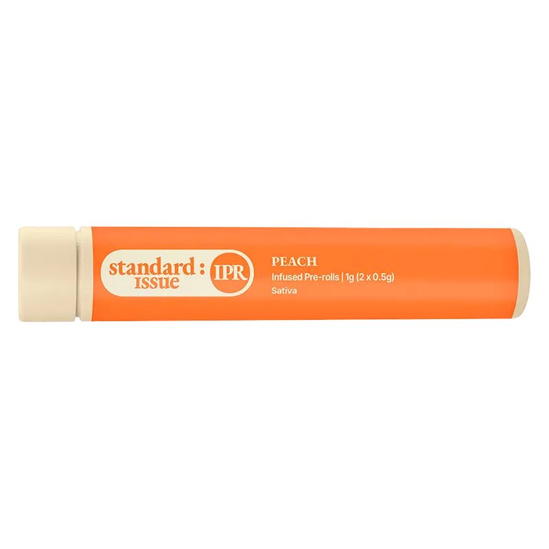 Standard Issue 1 g Peach Infused PR 2 x 0.5 g Pre-Rolls
