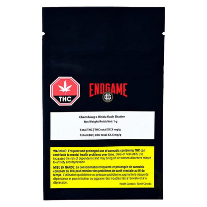 Endgame 1 g Chemdawg x Hindu Kush Shatter Concentrates