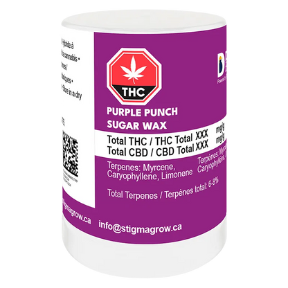 Dab Bods 1 g Purple Punch Sugar Wax Concentrates