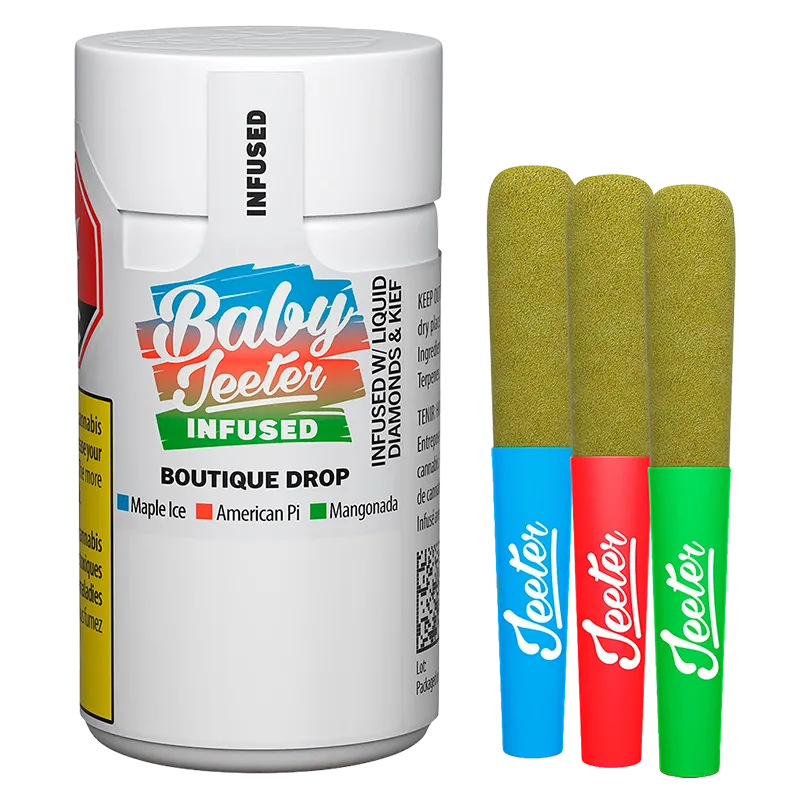 Jeeter 1.5 g Baby Jeeter Boutique Drop Infused PR 3 x 0.5 g Pre-Rolls