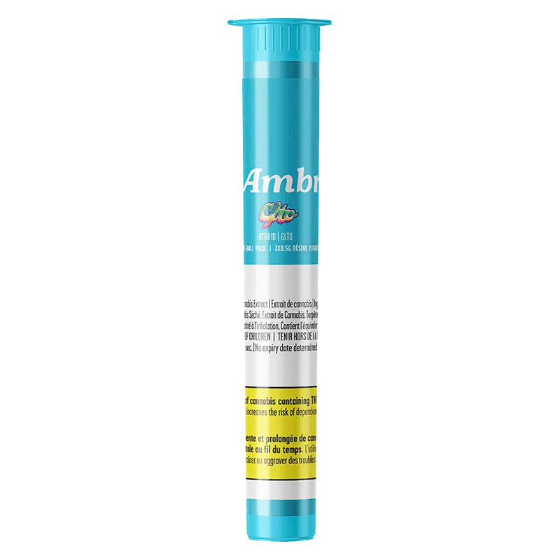 Ambr 1.5 g GLTO Live Resin Infused PR Pack 3 x 0.5 g Pre-Rolls