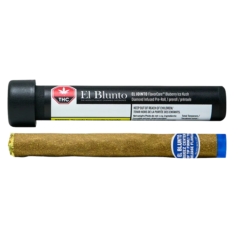 El Blunto 2 g FlavorCore™ Bluberry Ice Kush Diamond Infused PR 1 x 2 g Pre-Rolls