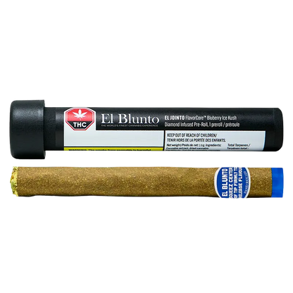 El Blunto 2 g FlavorCore™ Bluberry Ice Kush Diamond Infused PR 1 x 2 g Pre-Rolls