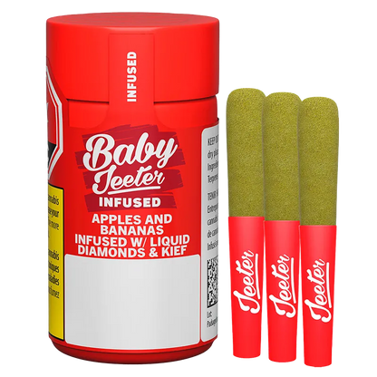 Jeeter 1.5 g Baby Jeeter Apples and Bananas Infused PR 3 x 0.5 g Pre-Rolls