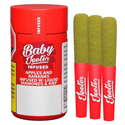 Jeeter 1.5 g Baby Jeeter Apples and Bananas Infused PR 3 x 0.5 g Pre-Rolls