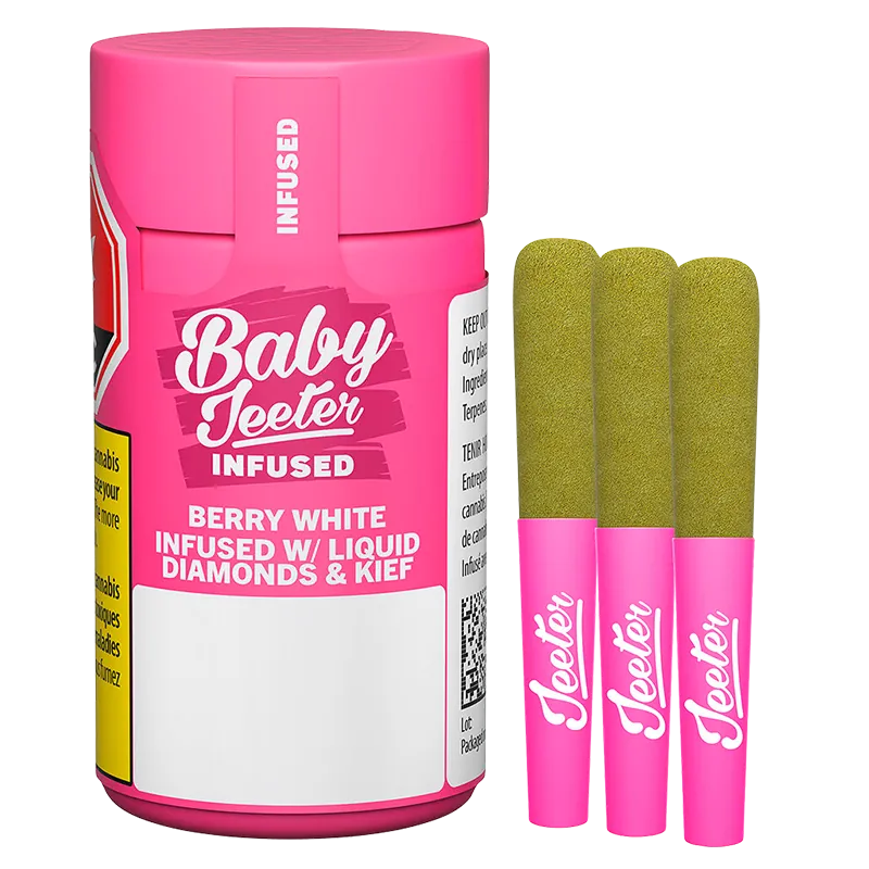 Jeeter 1.5 g Baby Jeeter Berry White Infused PR 3 x 0.5 g Pre-Rolls