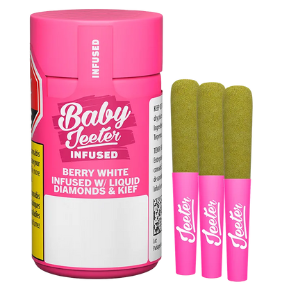 Jeeter 1.5 g Baby Jeeter Berry White Infused PR 3 x 0.5 g Pre-Rolls