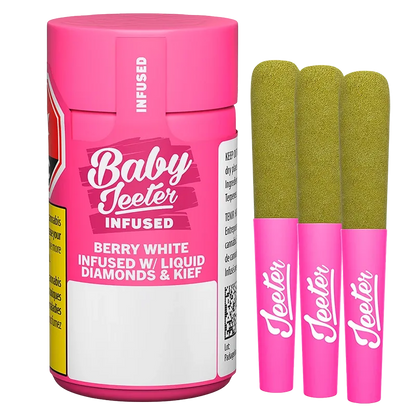 Jeeter 1.5 g Baby Jeeter Berry White Infused PR 3 x 0.5 g Pre-Rolls
