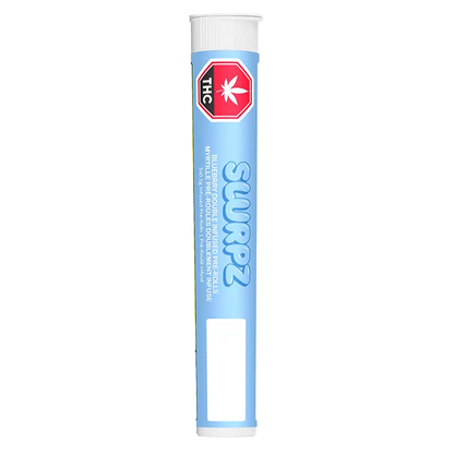 SlurpZ 1.5 g Blueberry Double Infused PRs 3 x 0.5 g Pre-Rolls