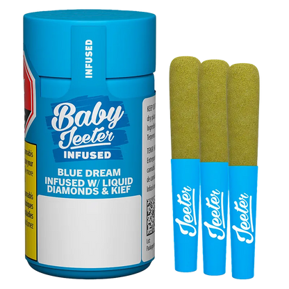 Jeeter 1.5 g Baby Jeeter Blue Dream Infused PR 3 x 0.5 g Pre-Rolls