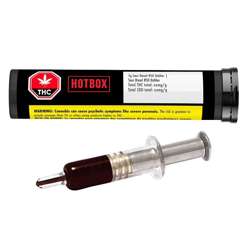 HOTBOX 1 g Sour Diesel RSO Dabber Concentrates