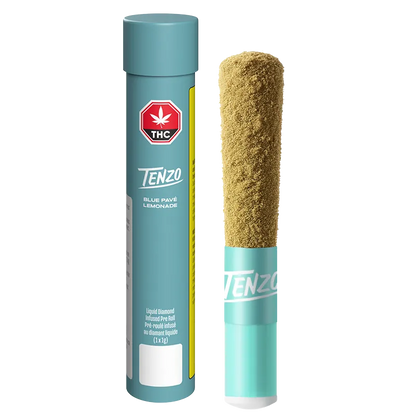 Tenzo 1 g Blue Pave Lemonade & Liquid Diamond Infused PR 1 x 1 g Pre-Rolls