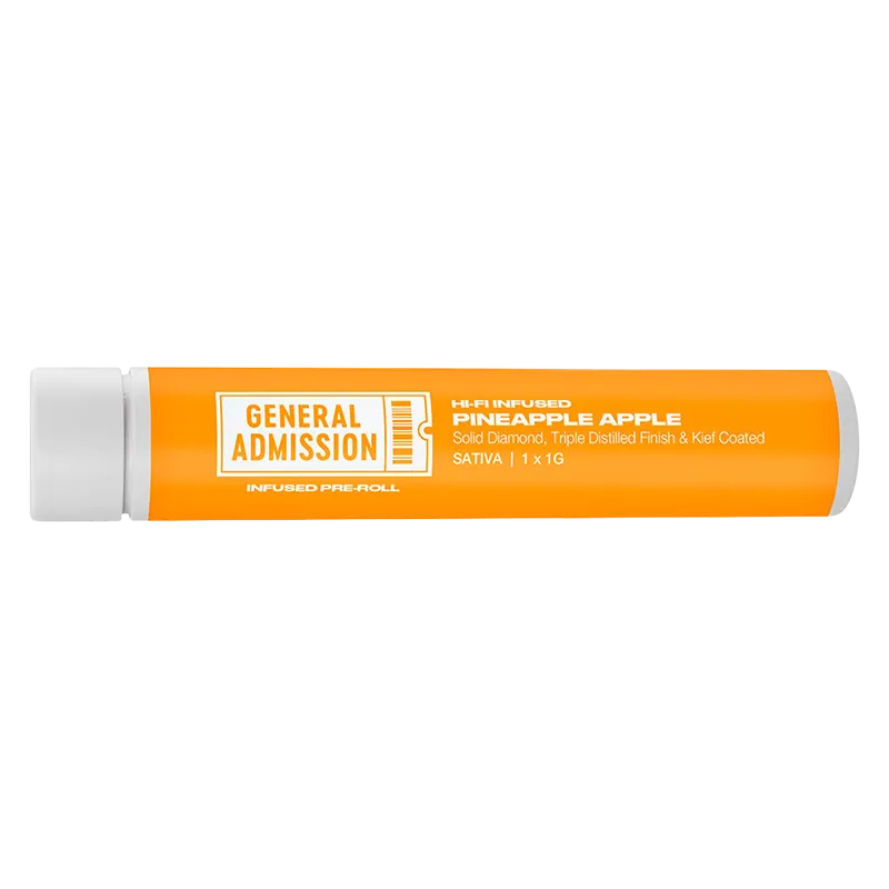 General Admission 1 g Pineapple Apple Hi-Fi Infused PR 1 x 1 g Pre-Rolls