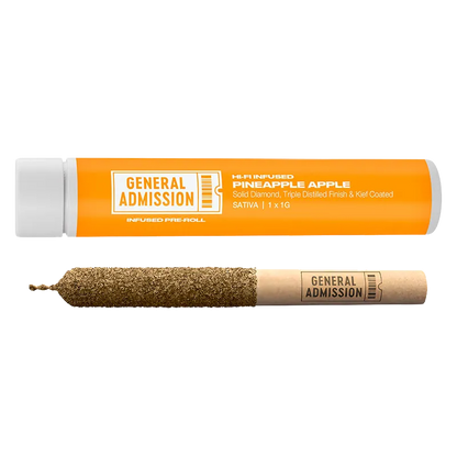 General Admission 1 g Pineapple Apple Hi-Fi Infused PR 1 x 1 g Pre-Rolls