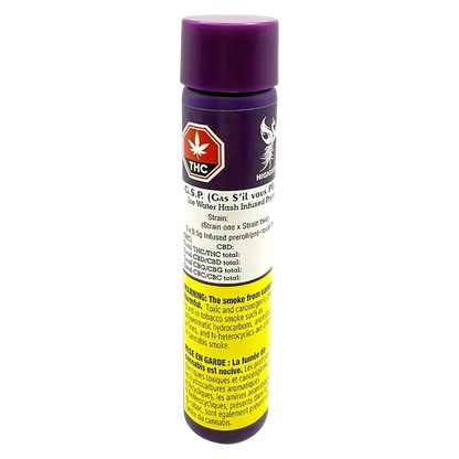HighXotic 1.5 g G.S.P (Gas S'il vous Plaît) Ice Water Hash Infused PR 3 x 0.5 g Pre-Rolls