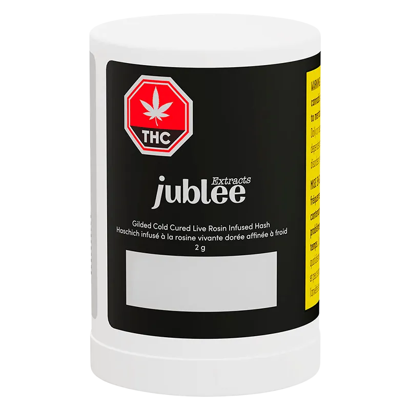 Jublee Extracts 2 g Gilded Cold Cured Live Rosin Infused Hash Concentrates
