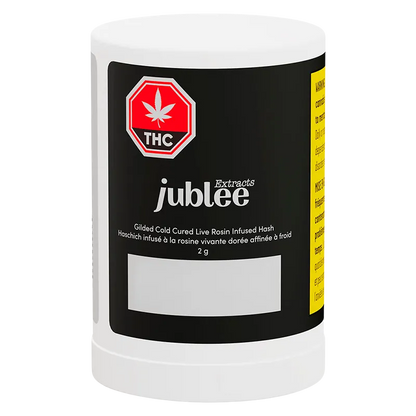 Jublee Extracts 2 g Gilded Cold Cured Live Rosin Infused Hash Concentrates