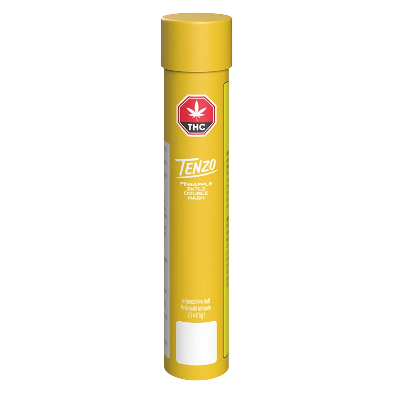 Tenzo 0.5 g Pineapple ZKTLZ Double Hash Infused PR 1 x 0.5 g Pre-Rolls