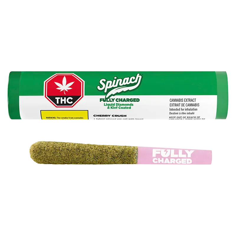 Spinach 0.7 g Fully Charged Cherry Crush Infused PR 1 x 0.7 g Pre-Rolls