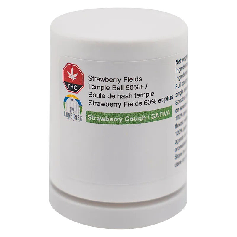 Lune Rise Farms 1.5 g Strawberry Fields Temple Ball Hash Concentrates