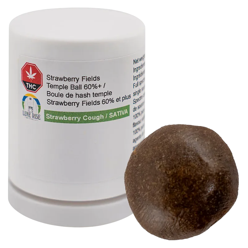 Lune Rise Farms 1.5 g Strawberry Fields Temple Ball Hash Concentrates