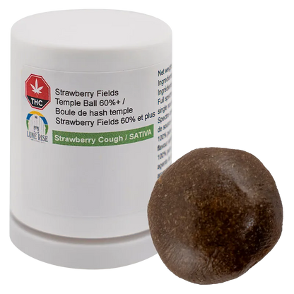 Lune Rise Farms 1.5 g Strawberry Fields Temple Ball Hash Concentrates