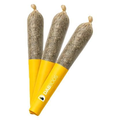 Dab Bods 1.5 g Lemonberry 60’s+ Dbl Infused PR 3 x 0.5 g Pre-Rolls