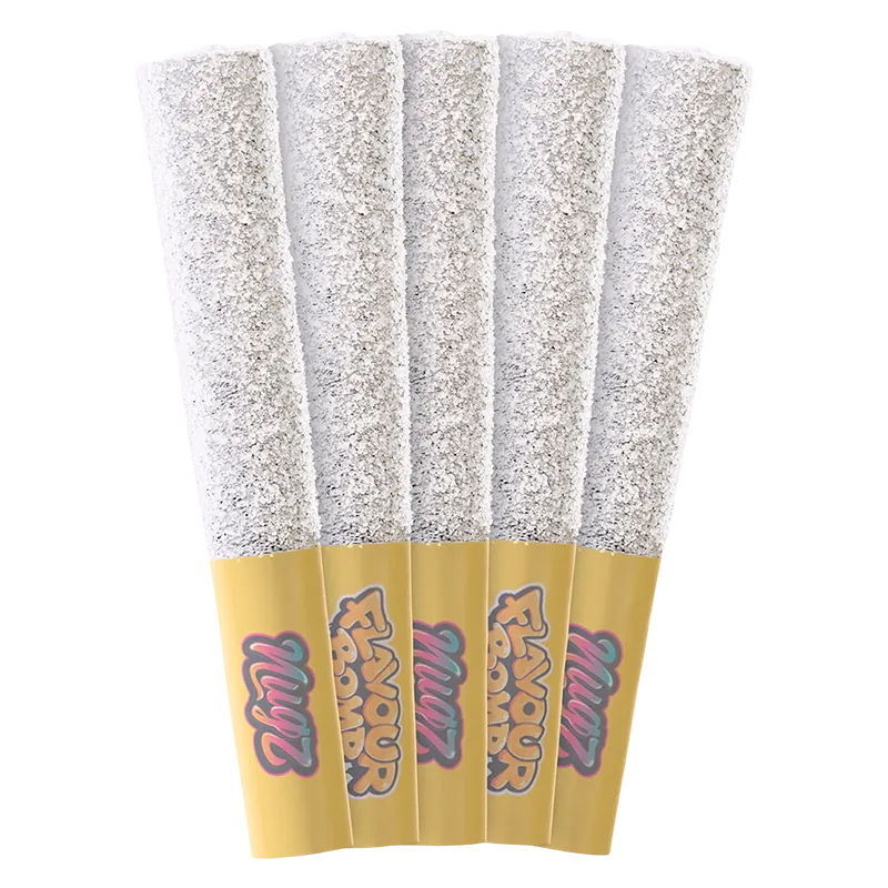 Nugz 2.5 g Flavour Bomb 40 Pineapple Punch Diamond Infused PR 5 x 0.5 g Pre-Rolls