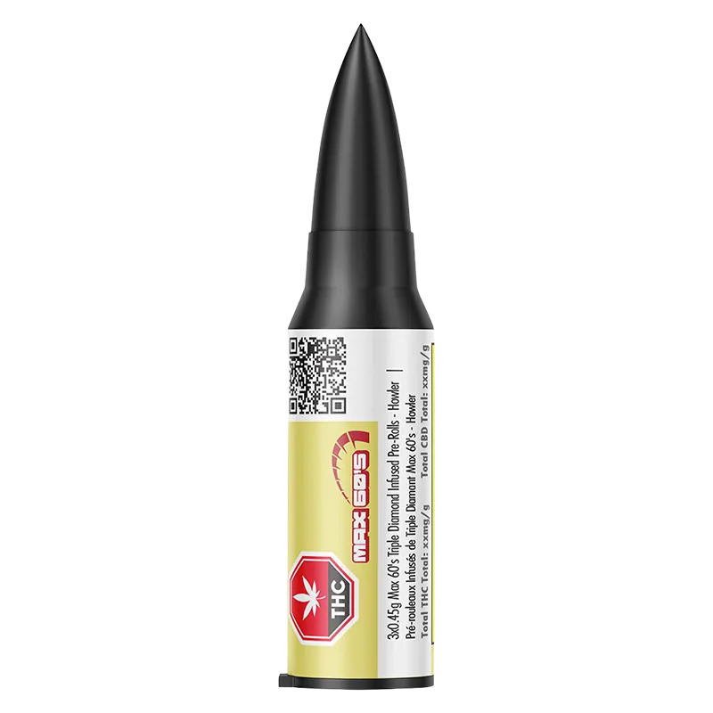 Chillbilly 1.35 g Max 60'S Howler Infused PR 3 x 0.45 g Pre-Rolls