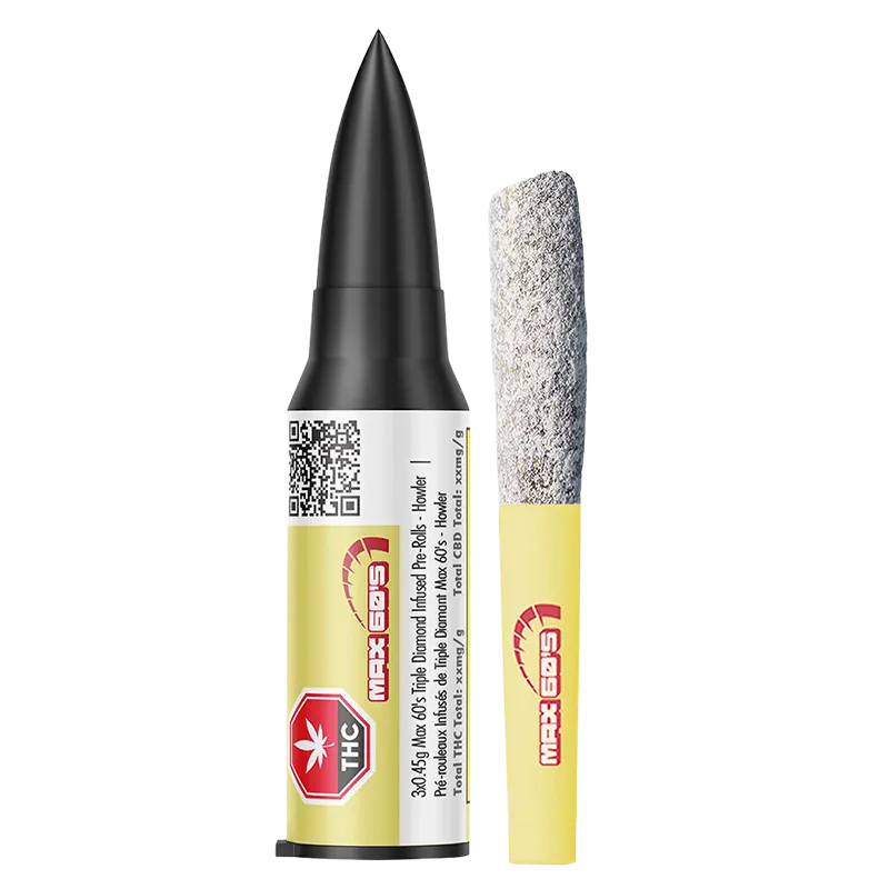 Chillbilly 1.35 g Max 60'S Howler Infused PR 3 x 0.45 g Pre-Rolls