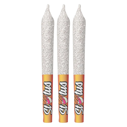 Status 1.5 g Tigers Bleed Liquid DIamond Infused PR 3 x 0.5 g Pre-Rolls