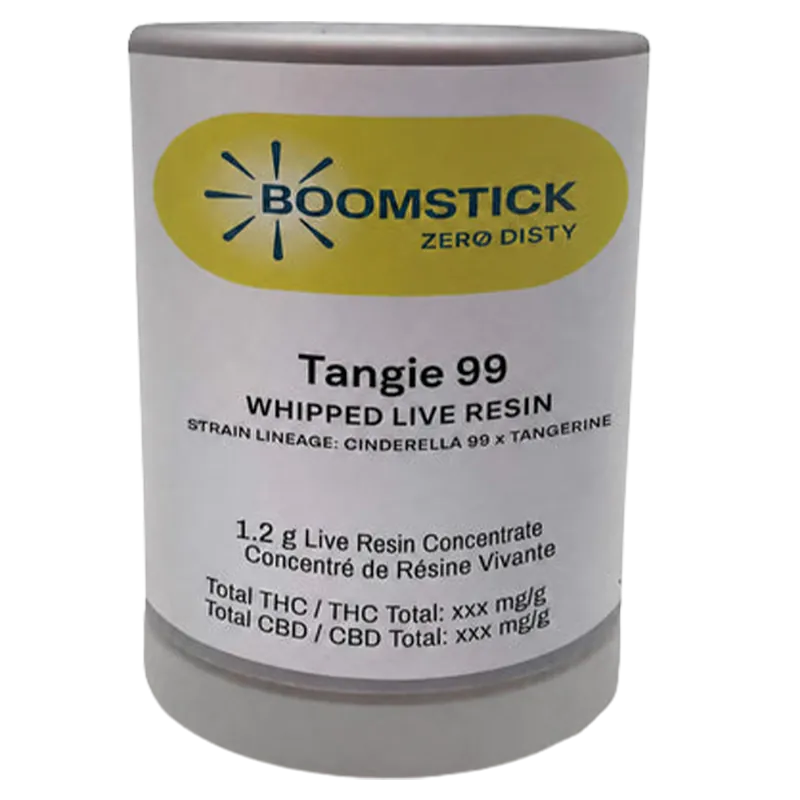 Boomstick 1.2 g Tangie 99 Whipped Live Resin Concentrates