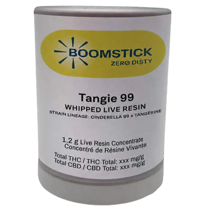 Boomstick 1.2 g Tangie 99 Whipped Live Resin Concentrates
