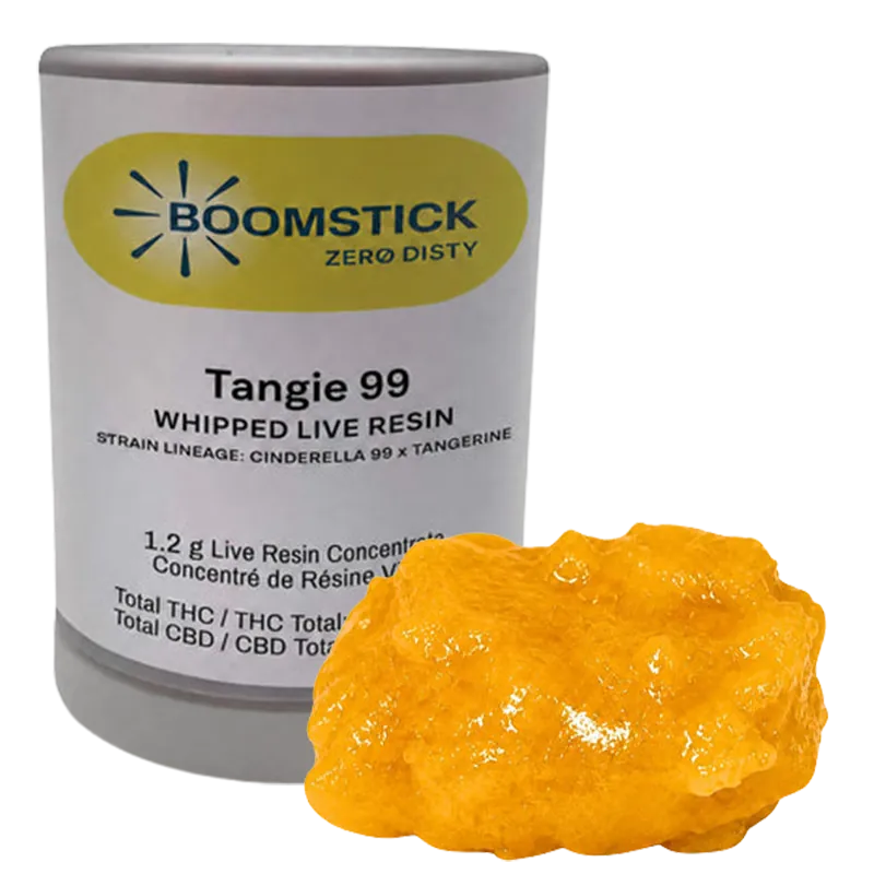 Boomstick 1.2 g Tangie 99 Whipped Live Resin Concentrates