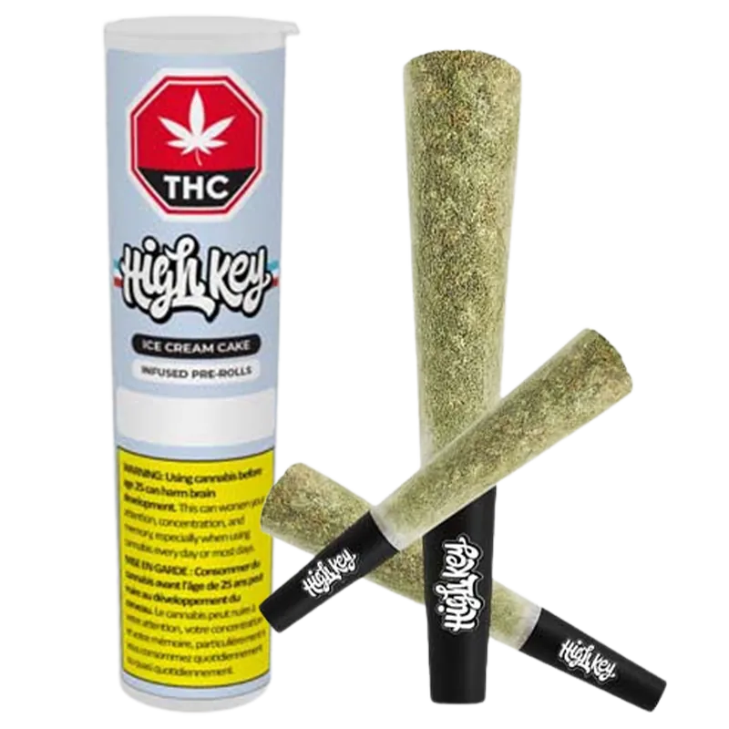 High Key 2.25 g Huckleberry Pi Triple Infused PR 3 x 0.75 g Pre-Rolls