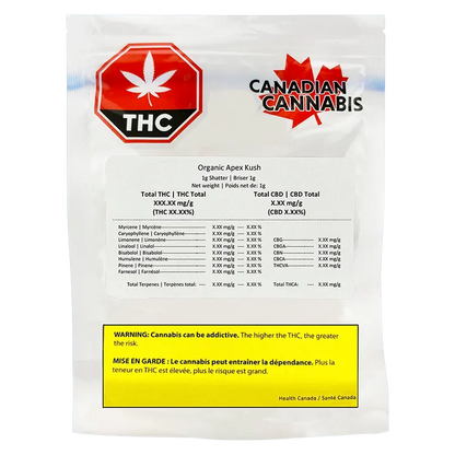 Canadian Cannabis 1 g Apex Kush Concentrates