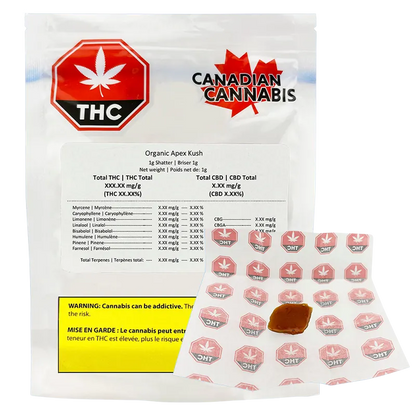 Canadian Cannabis 1 g Apex Kush Concentrates
