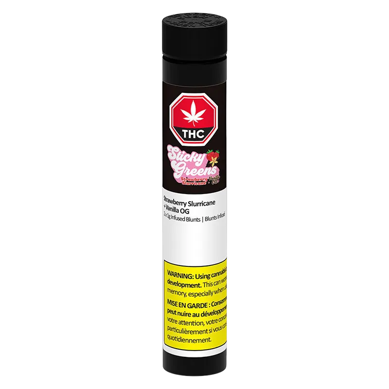 Sticky Greens 2 g Strawberry Slurricane + Vanilla OG Combo Pack Pre-Rolls