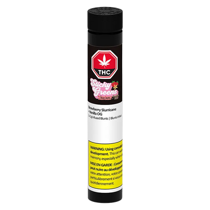 Sticky Greens 2 g Strawberry Slurricane + Vanilla OG Combo Pack Pre-Rolls