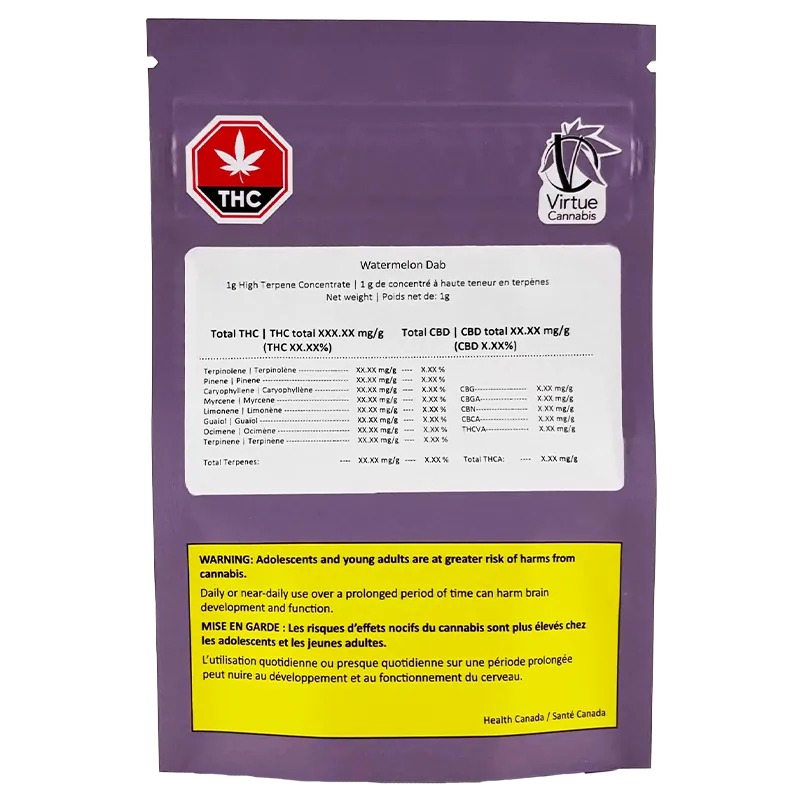 Virtue Cannabis 1 g Watermelon Concentrates